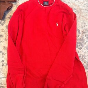 Red Long Sleeve Shirt by Polo Ralph Lauren